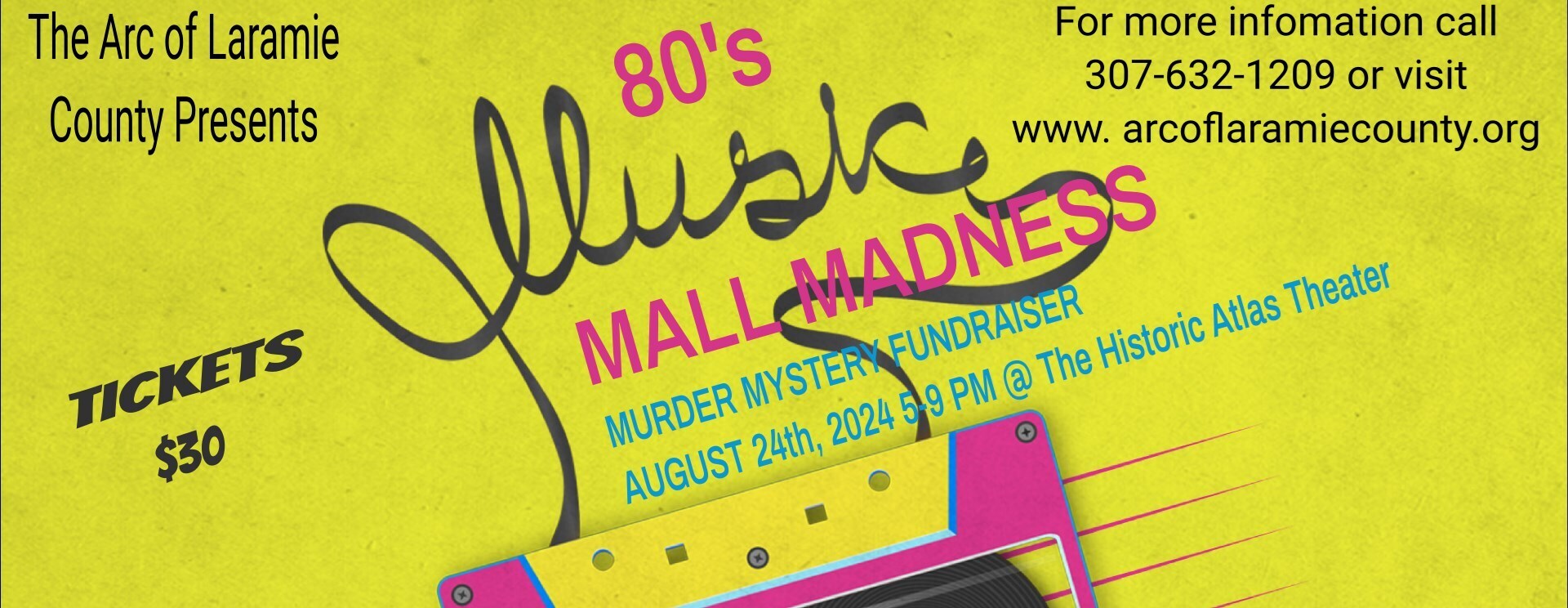 80's Mall Murder Madness - Murder Mystery Fundraiser